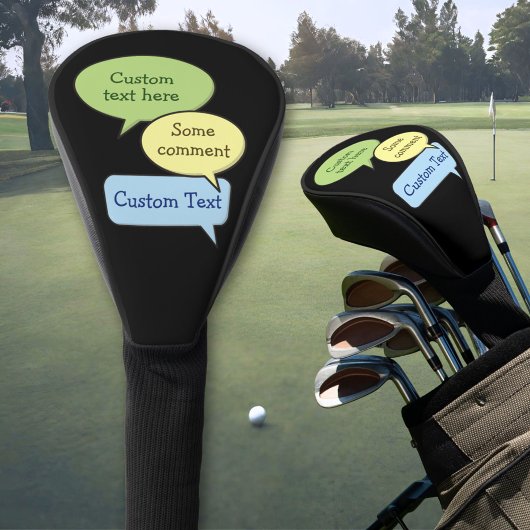 Kleurenluidsprekerblazers Golfheadcover