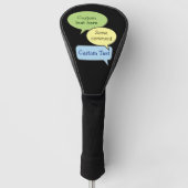 Kleurenluidsprekerblazers Golfheadcover (Voorkant)
