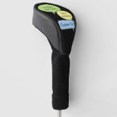 Kleurenluidsprekerblazers Golfheadcover (Schuin)