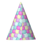 Kleurenmaakster - Meisje 1e verjaardag Feesthoedjes (Achterkant)