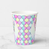 Kleurenmaakster - Meisje 1e verjaardag Papieren Bekers (Rechts)