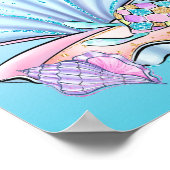 Kleurenmaakster - Meisje 1e verjaardag Poster (Hoek)