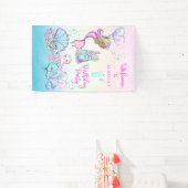 Kleurenmaakster - Meisje 1e verjaardag Spandoek (Insitu)