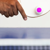 kleurenmagenta pingpongbal (Peddel)