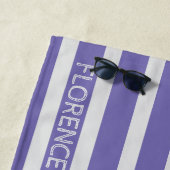 Kleurenmantels met periwinkle - badhanddoek (In situ)