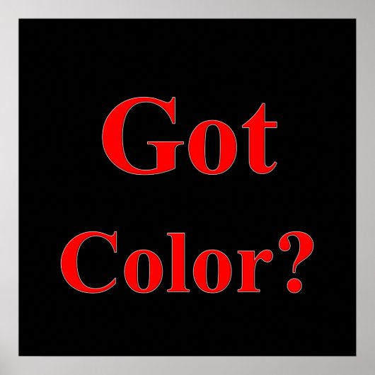 Kleurenmatte Poster (Voorkant)