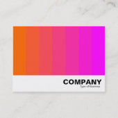 Kleurenmengsel - Oranje aan magenta Visitekaartje (Voorkant)