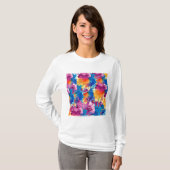 Kleurenmix ontworpen T-shirt (Voorkant volledig)