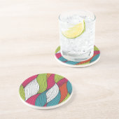 Kleurenmoedig Zandsteen Onderzetter (Zijkant)