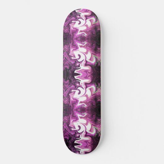 kleurenmorado con blanco persoonlijk skateboard (Voorkant)