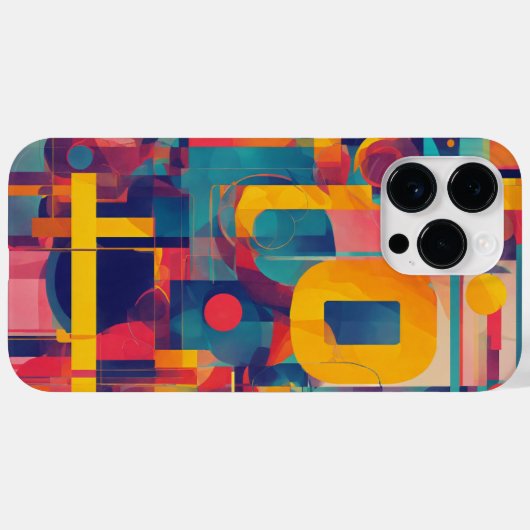 kleurenmultiexpressie Case-Mate iPhone case (Achterkant (horizontaal))