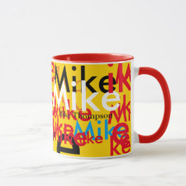 kleurennamen van pop, aangepast mok