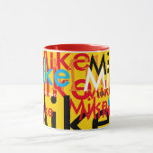 kleurennamen van pop, aangepast mok (Midden)