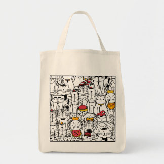 Kleurenneutraal, meestal in de winkeltas. tote bag