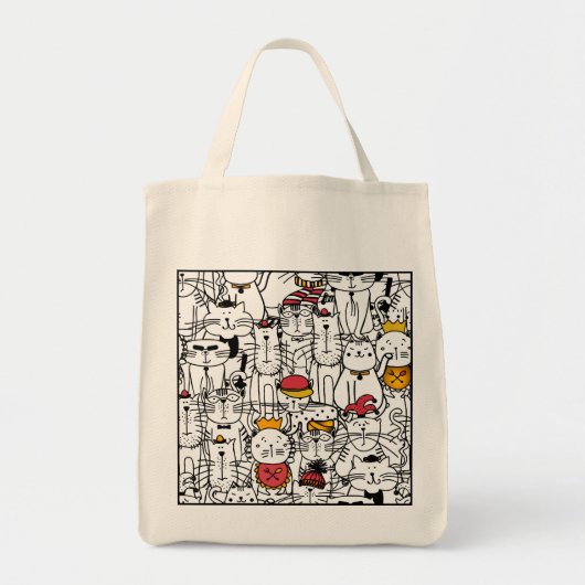Kleurenneutraal, meestal in de winkeltas. tote bag (Voorkant)