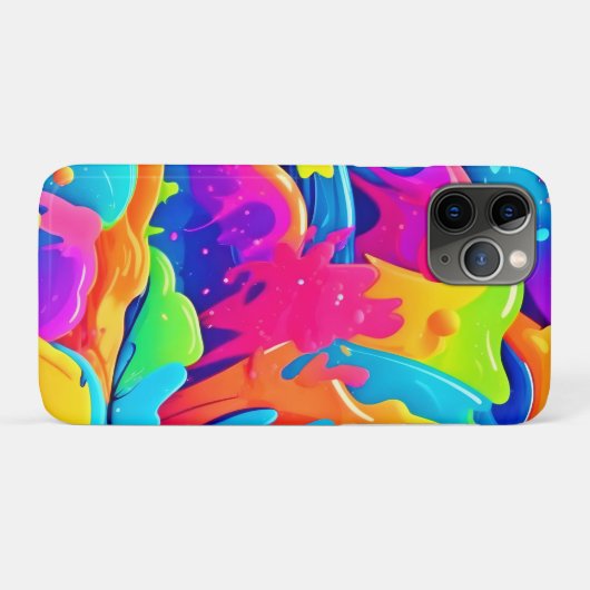 Kleurennevel Case-Mate iPhone Case (Achterkant (horizontaal))