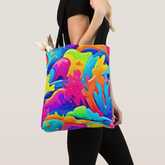 Kleurennevel Tote Bag (Dichtbij)