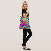 Kleurennevel Tote Bag (Op model)