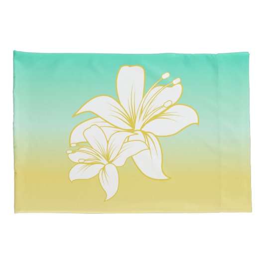 Kleurenombre voor zand en Zee Kussensloop (Achterkant-Rechts)