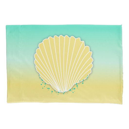 Kleurenombre voor zand en Zee Kussensloop (Voorkant-Links)