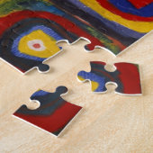 Kleurenonderzoek van vierkantscirkels — Astract ku Legpuzzel (Zijkant)