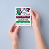 Kleurenontwerp, Casual-dansdag Flyer (Hand)