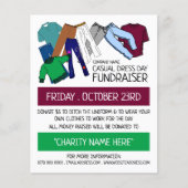 Kleurenontwerp, Casual-dansdag Flyer (Voorkant)