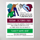 Kleurenontwerp, Casual-dansdag Poster (Voorkant)