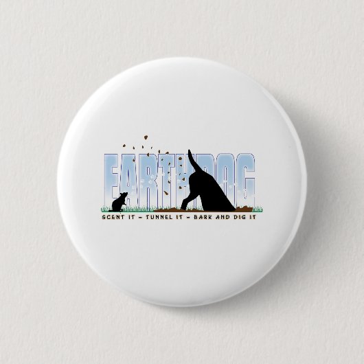 Kleurenontwerp van Earthdog Ronde Button 5,7 Cm (Voorkant)