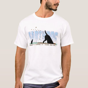 Kleurenontwerp van Earthdog T-shirt
