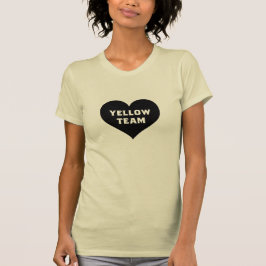 Kleurenoorlog Geel Team Shirt