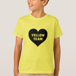 Kleurenoorlog Geel Team Shirt