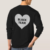 Kleurenoorlog Zwart Team Shirt (Achterkant)
