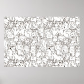 Kleurenpagina Kat's Meow Scrapbook Paper Poster (Voorkant)