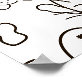 Kleurenpagina Kat's Meow Scrapbook Paper Poster (Hoek)