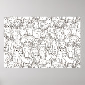 Kleurenpagina Kat's Meow Scrapbook Paper Poster (Voorkant)