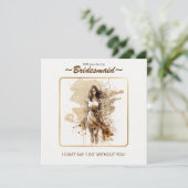 Kleurenpalet Bridesmaid-voorstel. (Staand voorkant)