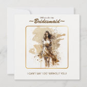 Kleurenpalet Bridesmaid-voorstel. (Voorkant)