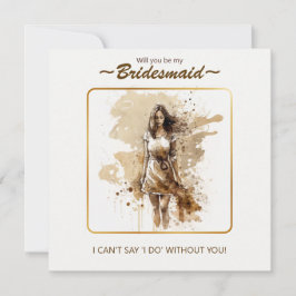 Kleurenpalet Bridesmaid-voorstel.