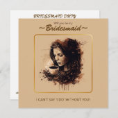 Kleurenpalet Bridesmaid-voorstel. (Voorkant / Achterkant)