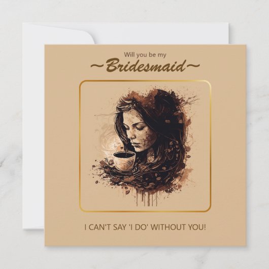 Kleurenpalet Bridesmaid-voorstel. (Voorkant)