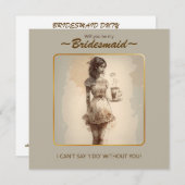 Kleurenpalet Bridesmaid-voorstel. (Voorkant / Achterkant)