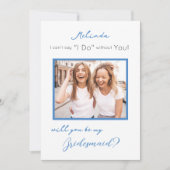 Kleurenpalet Bridesmaid-voorstel Kaart (Voorkant)