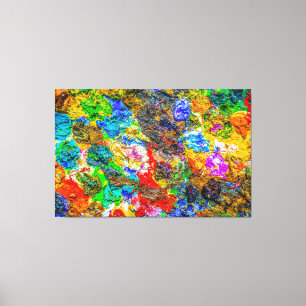 Kleurenpalet Canvas Afdruk