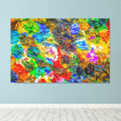 Kleurenpalet Canvas Afdruk (Insitu (Houten vloer))