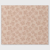 Kleurenpalet Eenvoudige vertakkingen Herfst | wang Cadeaupapier (Vlak)