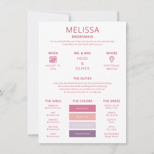 Kleurenpalet Foto Mijn Kaart met briefvormig voors (Achterkant)