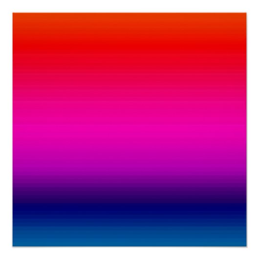 Kleurenpalet horizontaal 20x20 perfect poster (Voorkant)