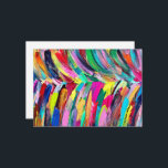 Kleurenpalet kunstenaar kaart<br><div class="desc">Kleurrijk kunstenaarspalet. Alle schaduwen van een artistiek palet op dit ontwerp. Levendige kleuren als het palet van een kunstenaar. Zo mooi en kleurrijk.</div>