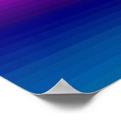 Kleurenpalet van horizontale kleuren - 4 poster (Hoek)